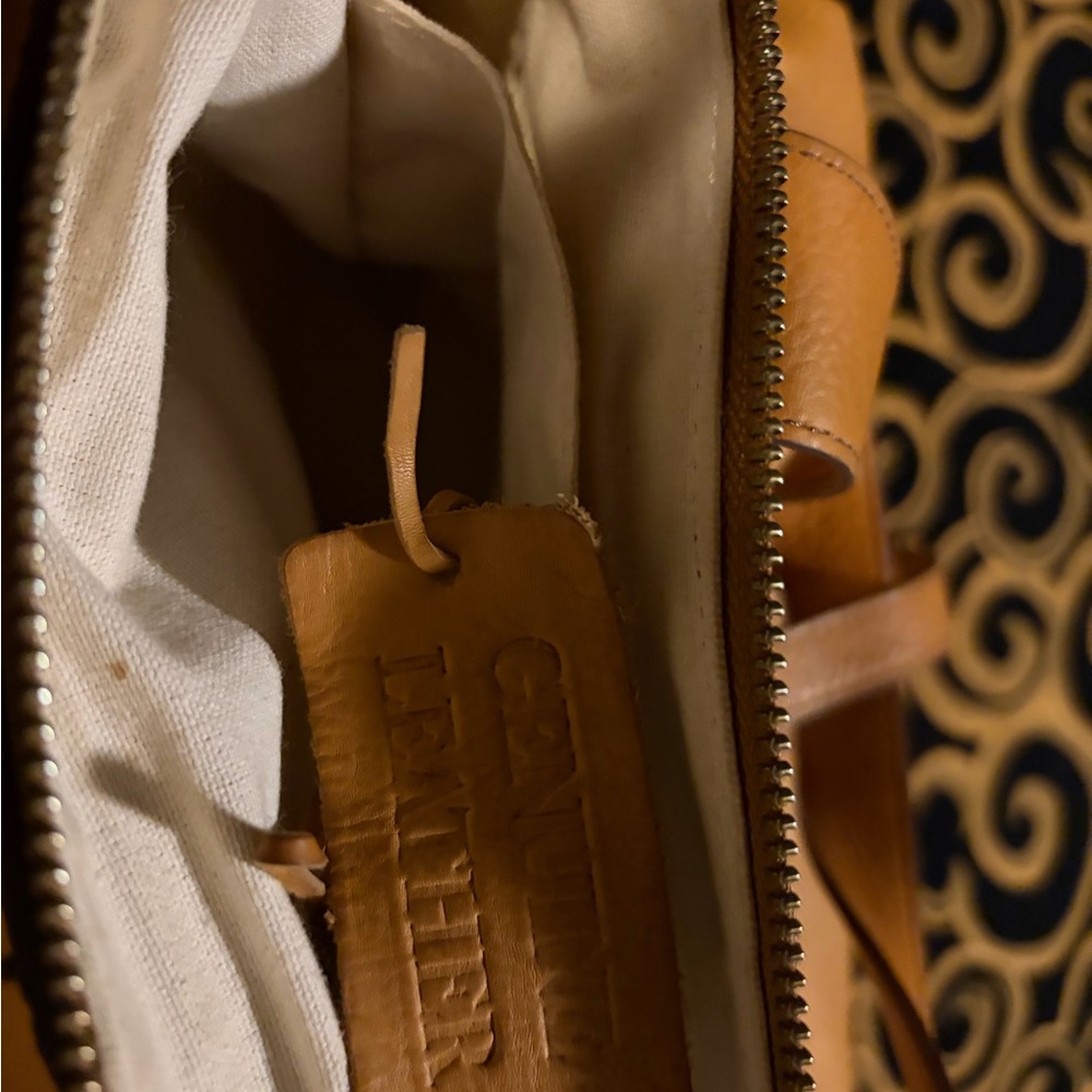 Genuine Cognac Leather Tan Margo New York Bag